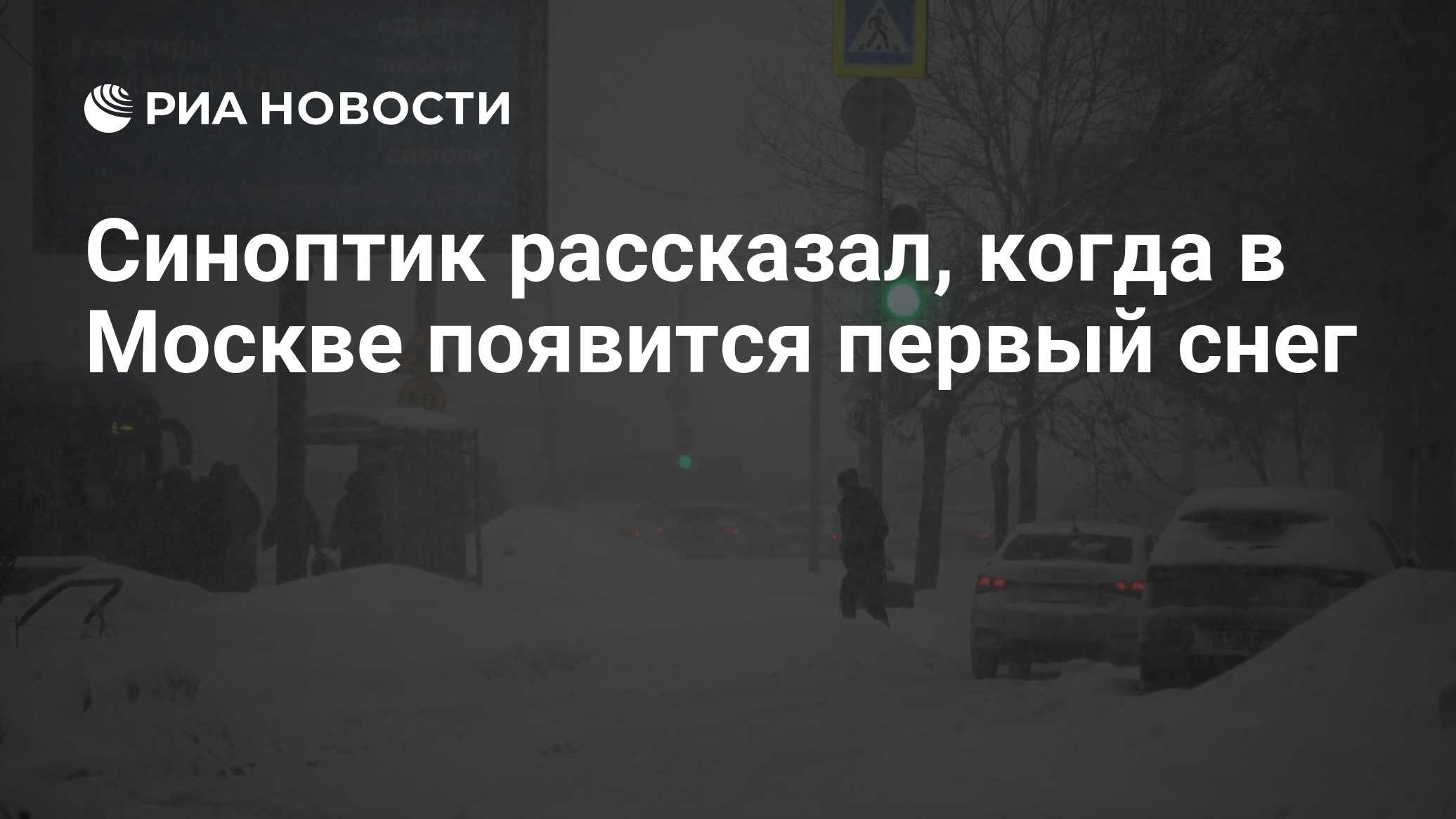Синоптик рассказал, когда в Москве появится первый снег